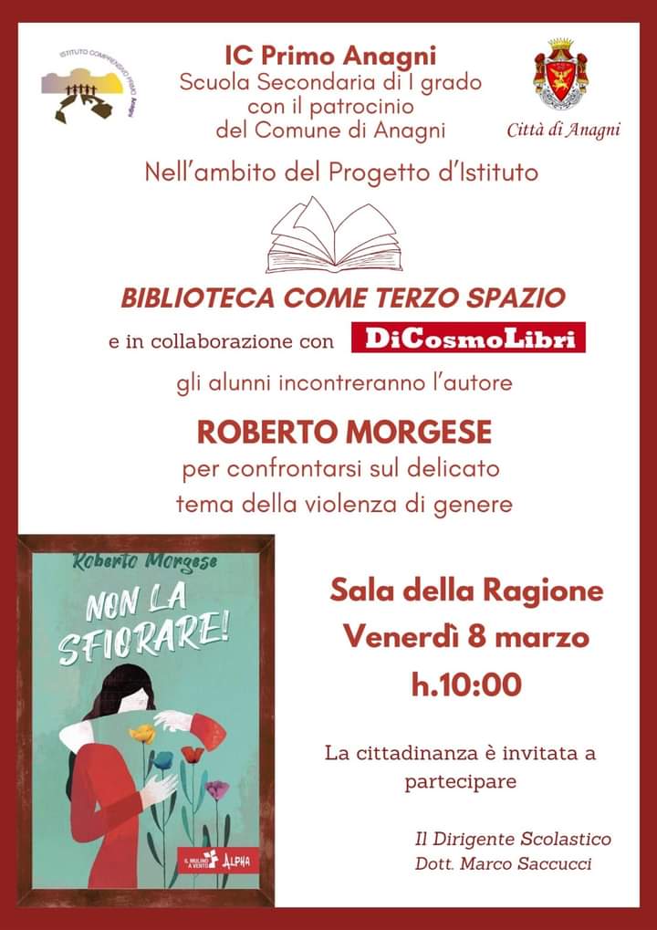 Incontro Con Lautore Di Non La Sfiorare Roberto Morgese Larticolo