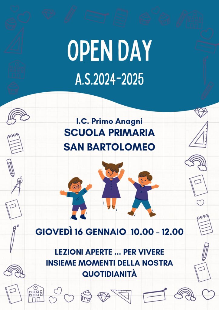 Open day Scuola Primaria – plesso San Bartolomeo