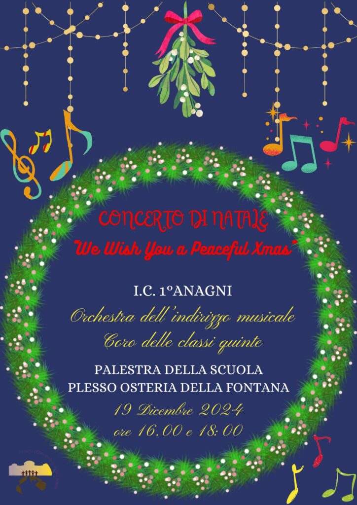 Concerto di Natale – Osteria della Fontana – “We wish you a peaceful Xmas”